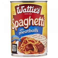 Watties Spaghetti with Meatballs 420g