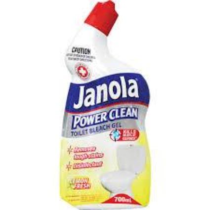 Janola Power Clean Lemon Fresh Toilet Bleach Gel 700ml