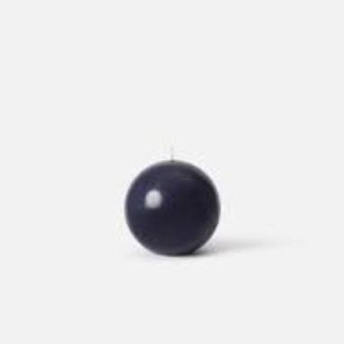 Sphere Candle Navy 10cmdia