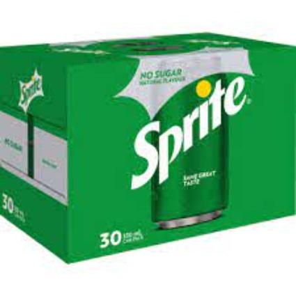 Sprite Lemonade No Sugar Cans 330ml/30pk