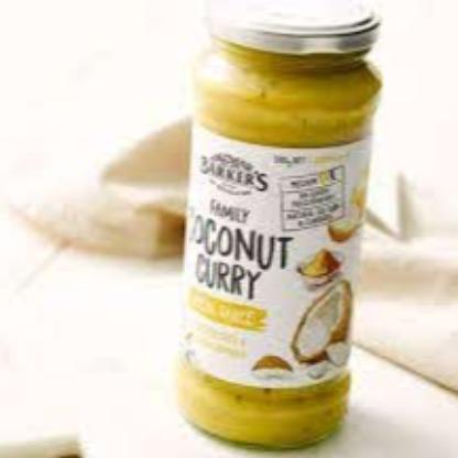 Barkers Meal Sauce - Family Coconut Curry 500g