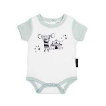 Aster & Oak Strongman Print Onesie ea