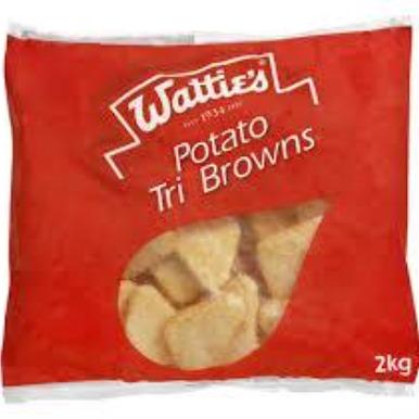 Watties Hash Brown Triangle 2kg