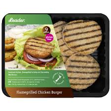 Leader Flamegrilled Chicken Burger 9pk