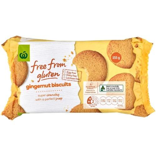 Free from Gluten Biscuit Gingernut 155g