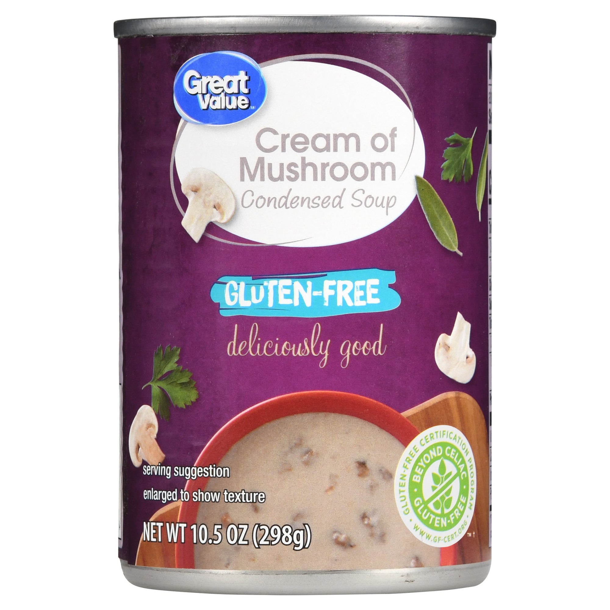 Great Value Gluten Free Cream of Mushroom Soup