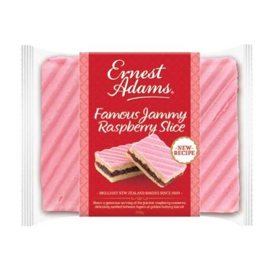 Ernest Adams Gluten Free Slice Raspberry 350g