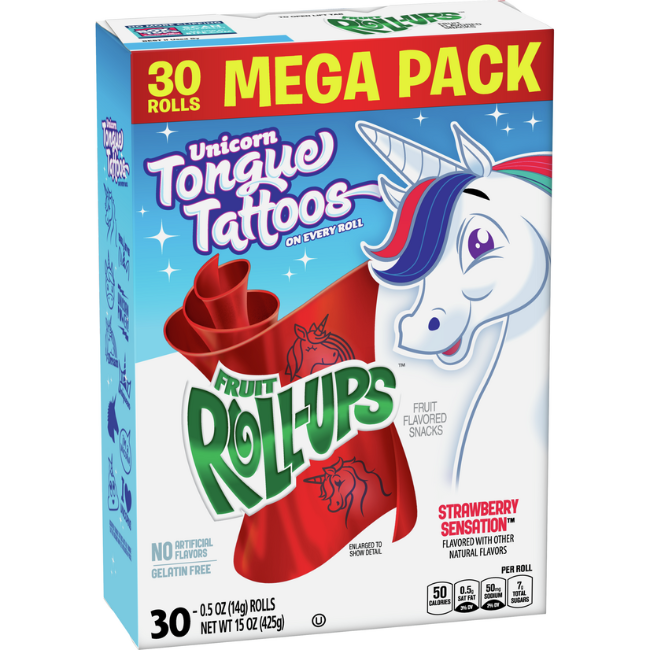 Fruit Roll-ups Strawberry Sensation 30 ct