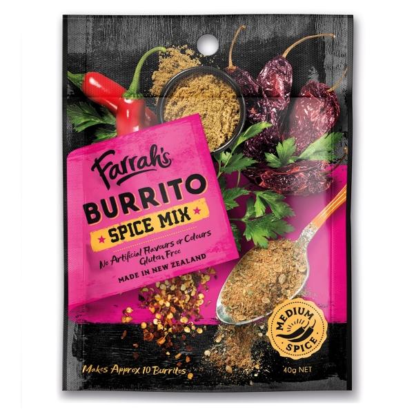 Farrah's Mexican Burrito Spice Mix 40g