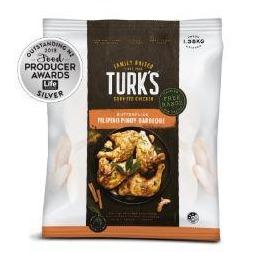 Turks Free Range Butterflied Whole Chicken 1.35kg - Filipino Pinoy Barbeque