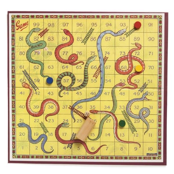 Retro Snakes & Ladders
