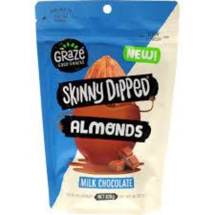 Graze Skinny Dipped Almonds Milk Chocolate 300g