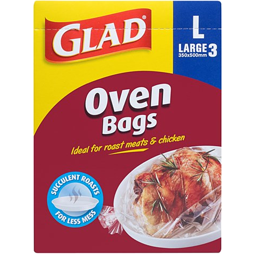 Glad Oven Bags Large 3pk