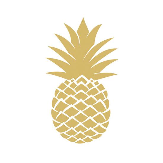 Napkin Golden Pineapple