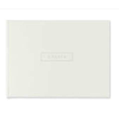 Guest Book White Leather