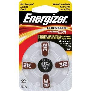 Energizer Hearing Aid AZ312 4pk