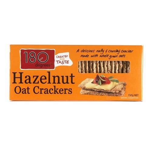 180 Degrees Hazelnut Oat Crackers 135g