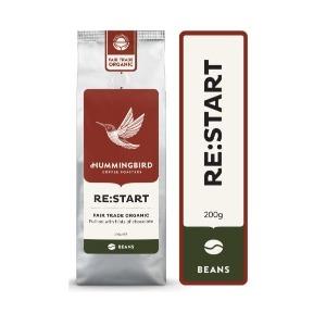 Hummingbird Fair Trade Organic Restart Coffee Beans 200g