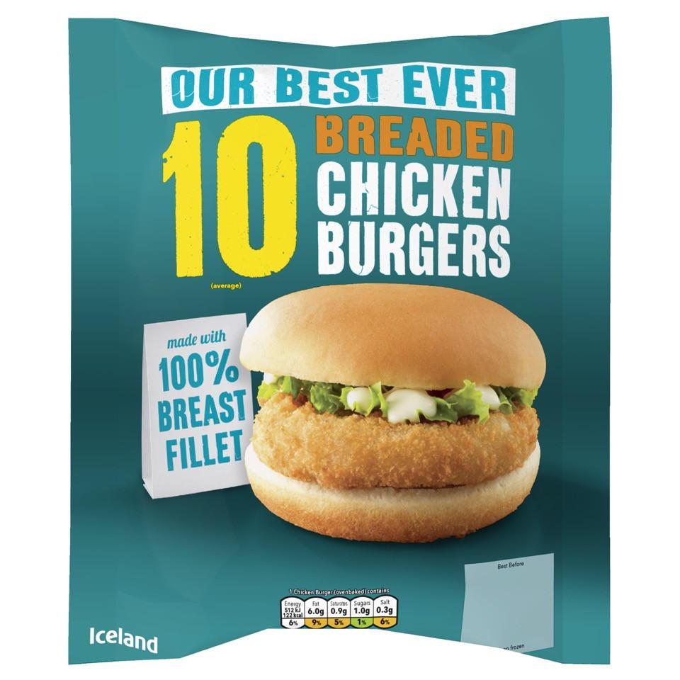 Chicken Snack Burger - 10 piece