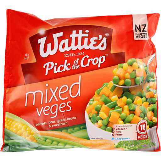 Watties Mixed Vegetables - 1kg