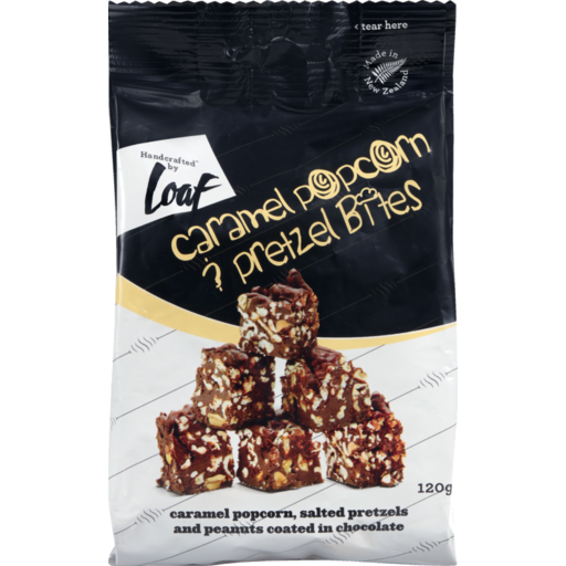 Loaf Caramel Popcorn Pretzel Mini Bites 120g