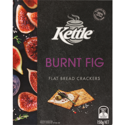 Kettle Burnt Fig Flat Bread Crackers 150g