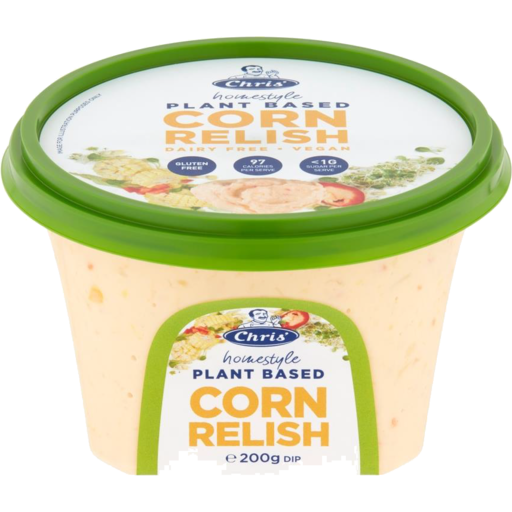 Chris Homestyle Plant Based Corn Relish Dip 200g