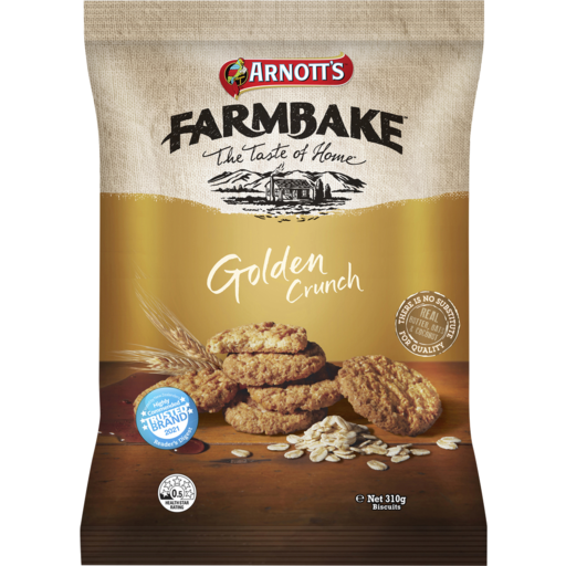 Arnotts Farmbake Golden Crunch Cookies 310g