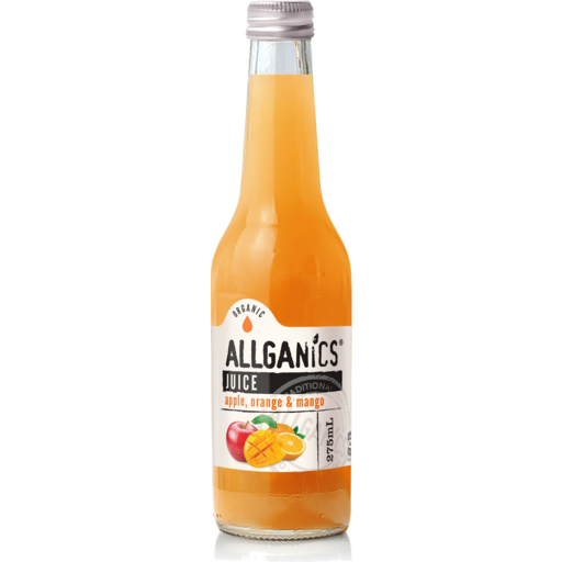 Allganics Orange & Mango Glass 275ml