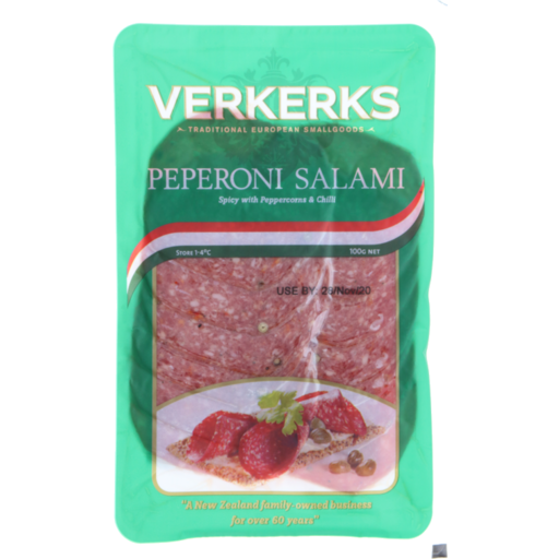 Verkerks Peperoni Salami 100gm