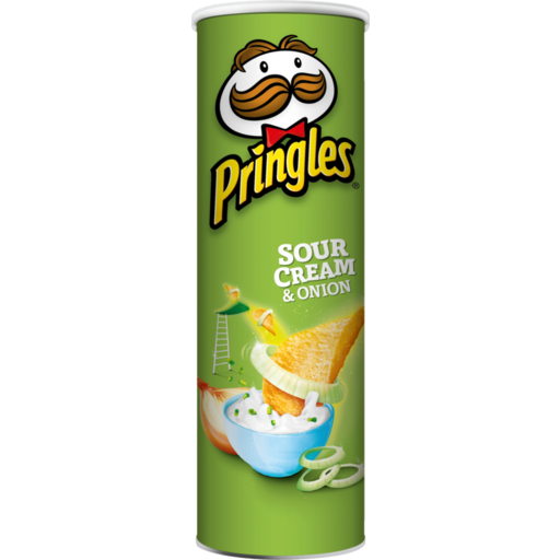 Pringles Sour Cream & Onion Potato Chips 134g