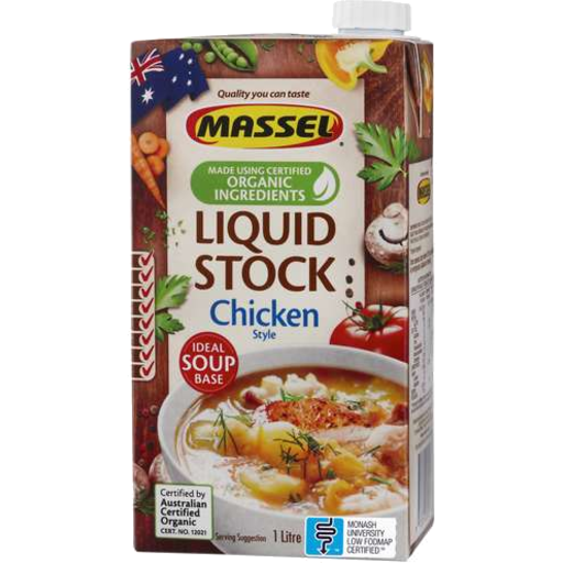 Massel Organic Liquid Chicken Style Stock 1L