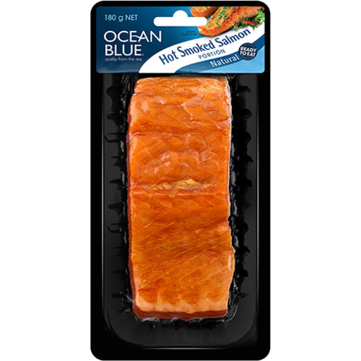 Hot Smoked Salmon Ocean Blue 180g Natural