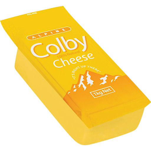 Alpine Cheese Colby 1kg