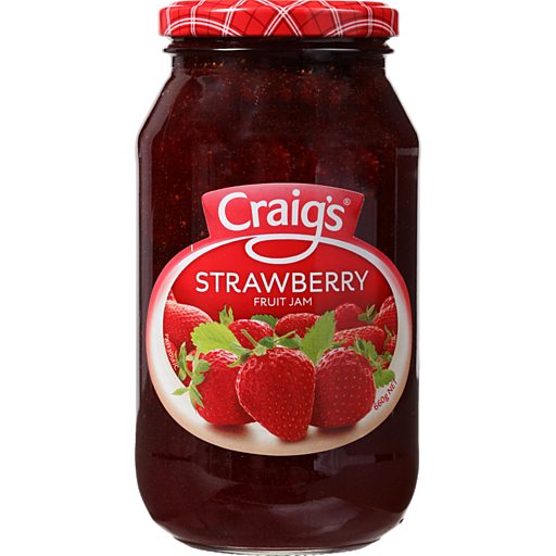 Craigs Strawberry Jam 375g