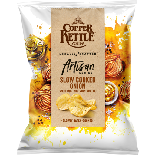 Copper Kettle Artisan Slow Cooked Onion Chips 135g