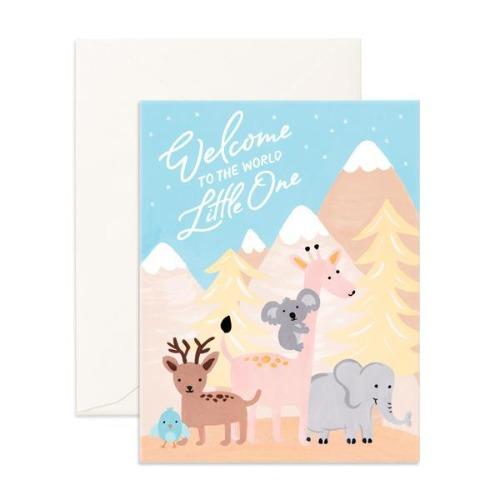 Fox & Fallow Baby Greeting Card ea