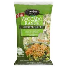 Taylor Farms Avocado Ranch Salad Kit Chopped 363gm