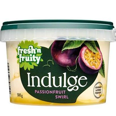 FreshNFruity Indulge Yoghurt Passionfruit 500g