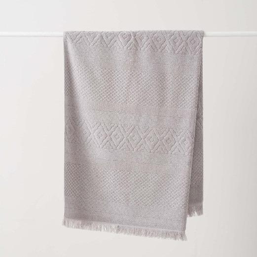 Jacquard Hand Towel Grey 50x70cm