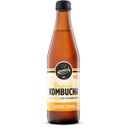 Remedy Ginger Lemon Kombucha 330ml