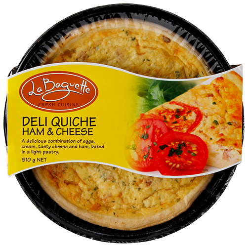 La Baguette Deli Quiche Ham & Cheese 510g