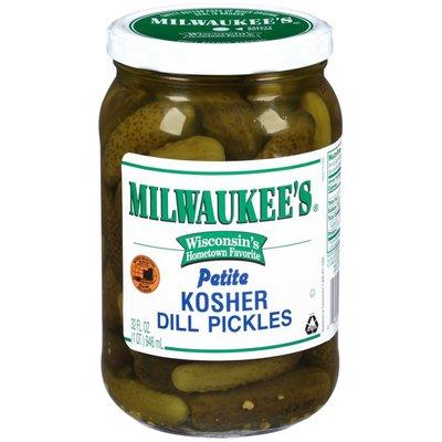 Milwaukee's Petite Kosher Dill Pickles 32 Fl oz