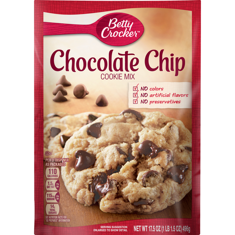 Betty Crocker Chocolate Chip Cookie Mix  17.5oz