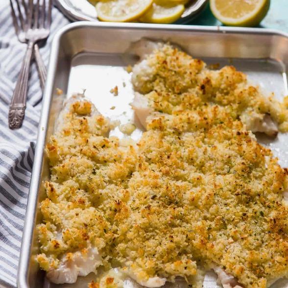 Crispy Topped Fish