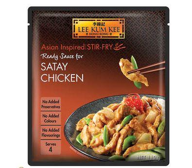 Lee Kum Kee Sachet Sauce Satay Chicken 110g