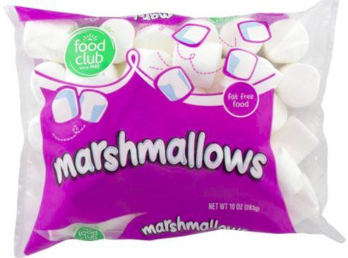 Food Club Marshmallows 10oz