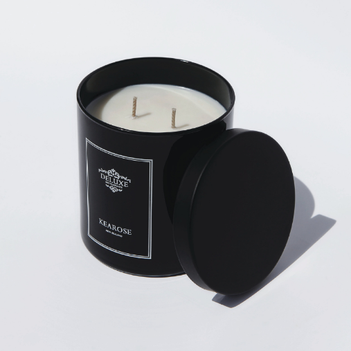 Kearose Black Candle - Cuban Spice & Patchouli Superior Candle