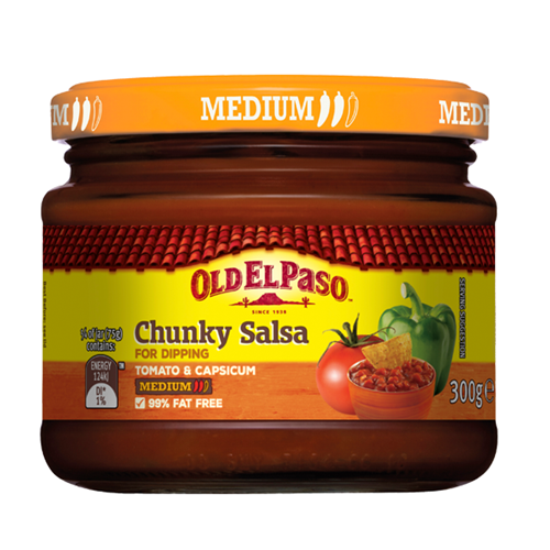 Old El Paso Medium Chunky Tomato Salsa Dip 300g