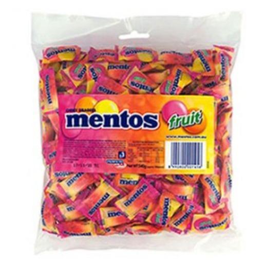 Mentos Fruit Bag 200pk 540g